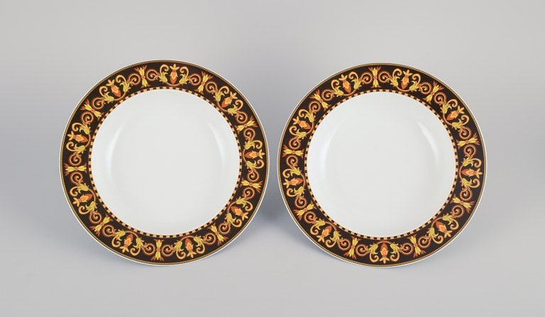 Versage for Rosenthal, two deep Barocco porcelain plates. (1 of 6)