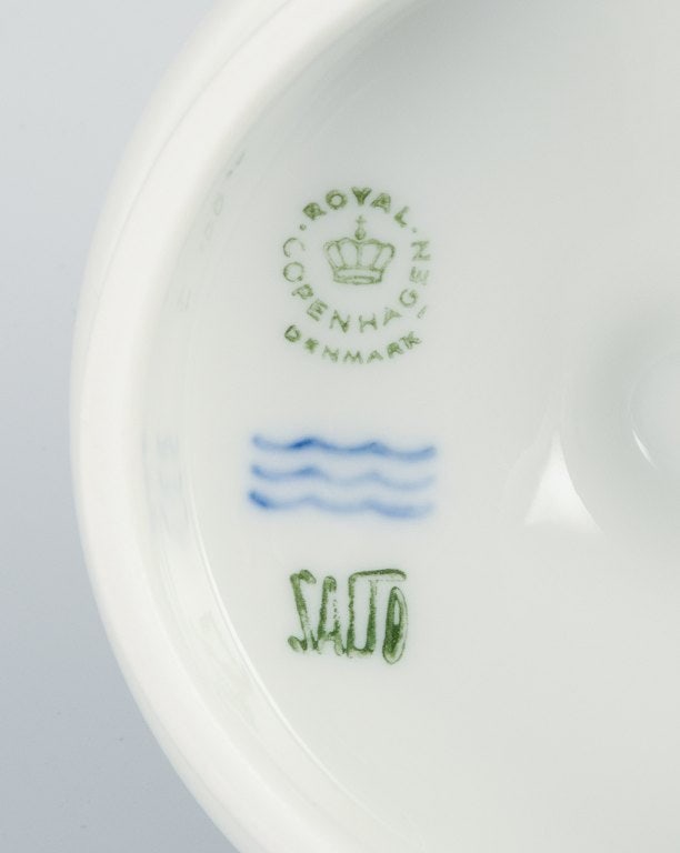 Royal Copenhagen, Salto, coffee pot in white porcelain. - 7