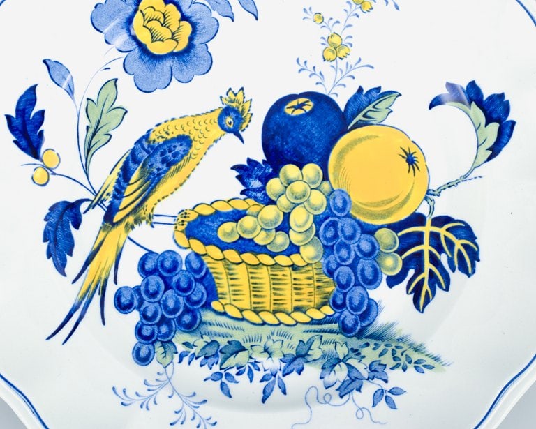 Copeland Spode, England, Bluebird. Four lunch plates. - 4