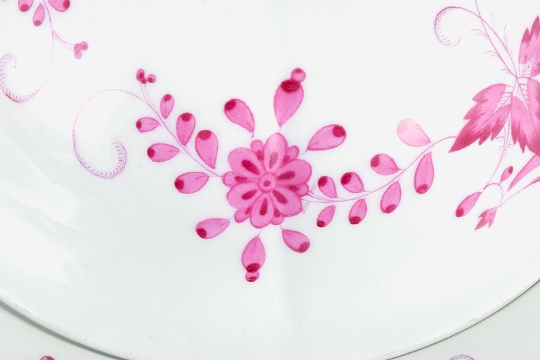 Meissen, Germany, Pink Indian, round terrine with lid. - 5