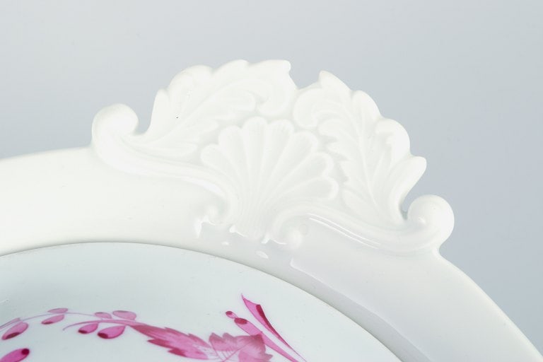 Meissen, Germany, Pink Indian, round terrine with lid. - 6