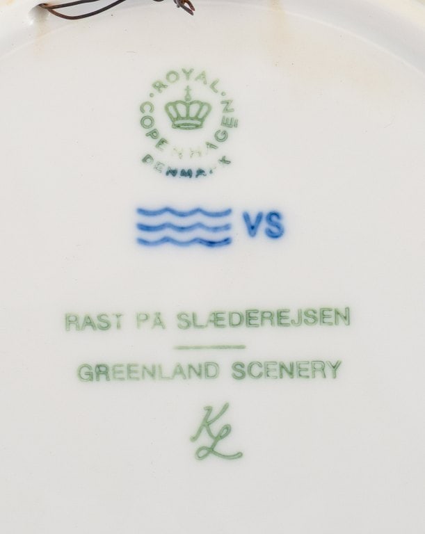 Royal Copenhagen, a set of ten Christmas plates. 1970-1979. - 4