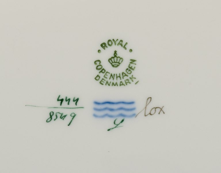Royal Copenhagen Henriette. Five dinner plates. - 8