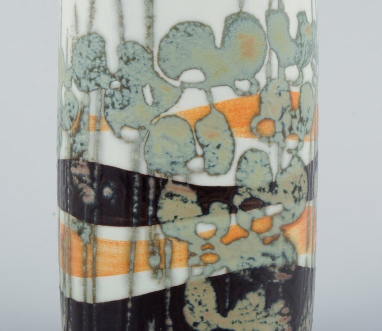 Ivan Weiss for Royal Copenhagen, two faience vases. - 6