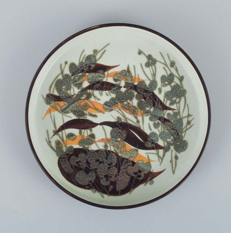 Ivan Weiss for Royal Copenhagen, two faience dishes. - 4
