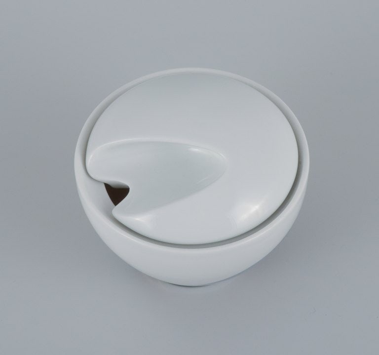 French designer, avant-garde style, unique egoist tea service in hand-painted porcelain consisting - 7
