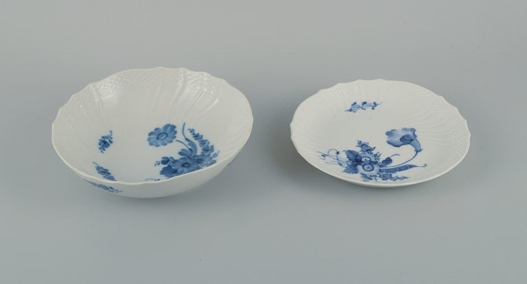 Royal Copenhagen Blue Flower curved bowl and dish. (1 of 8)