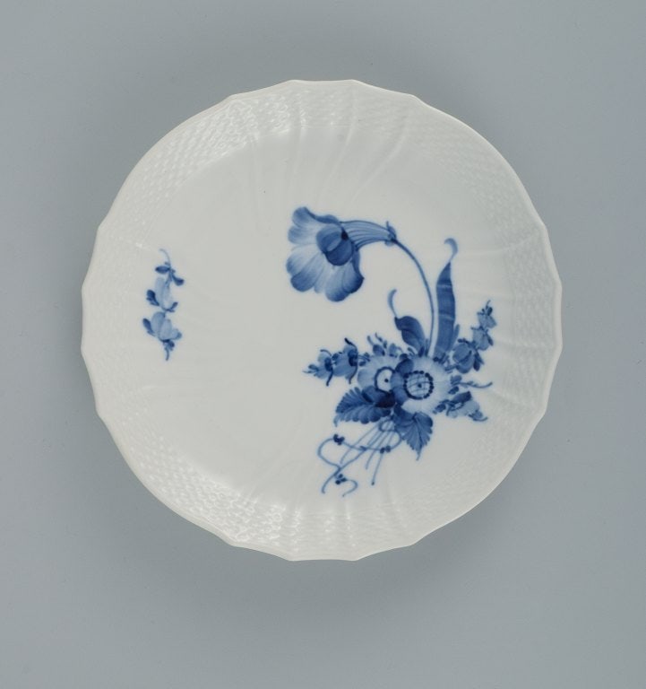 Royal Copenhagen Blue Flower curved bowl and dish. - 5