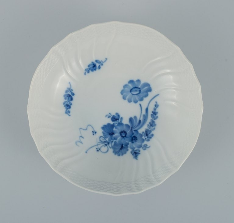 Royal Copenhagen Blue Flower curved bowl and dish. - 6
