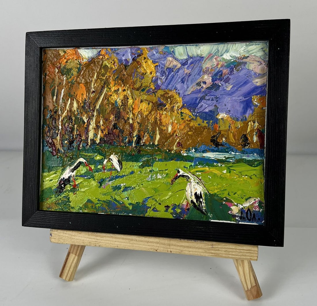 Oil painting Soon The Forest Will Be Ready Oleksiy Ivanyuk - 2