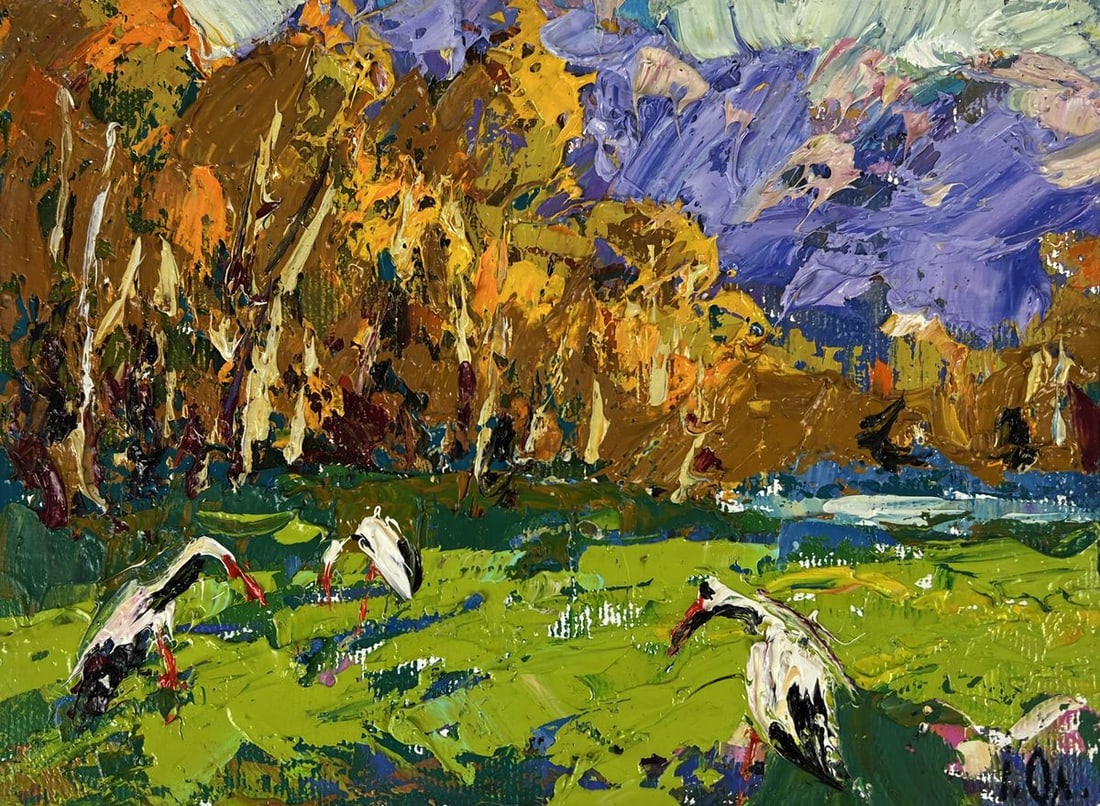 Oil painting Soon The Forest Will Be Ready Oleksiy Ivanyuk - 3