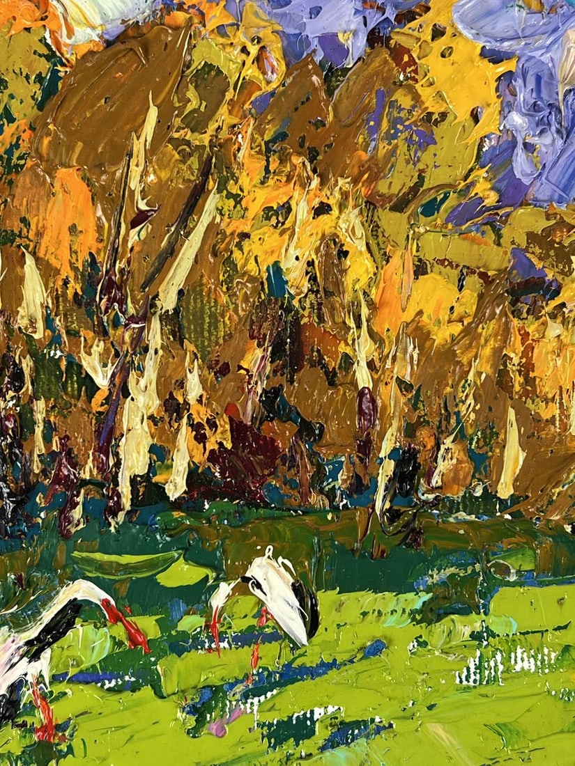 Oil painting Soon The Forest Will Be Ready Oleksiy Ivanyuk - 4