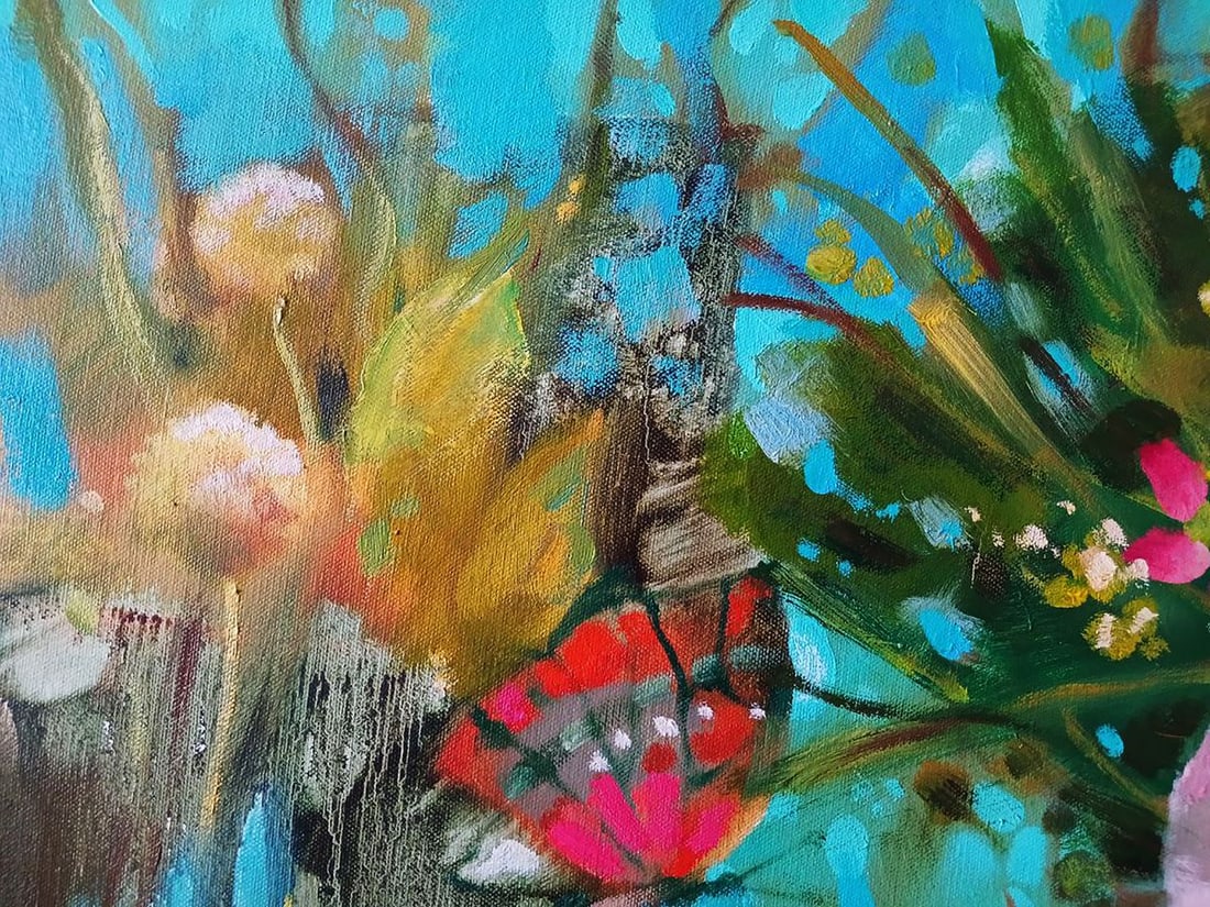Abstract oil painting Festive Fauna Anatoly Tarabanov - 4