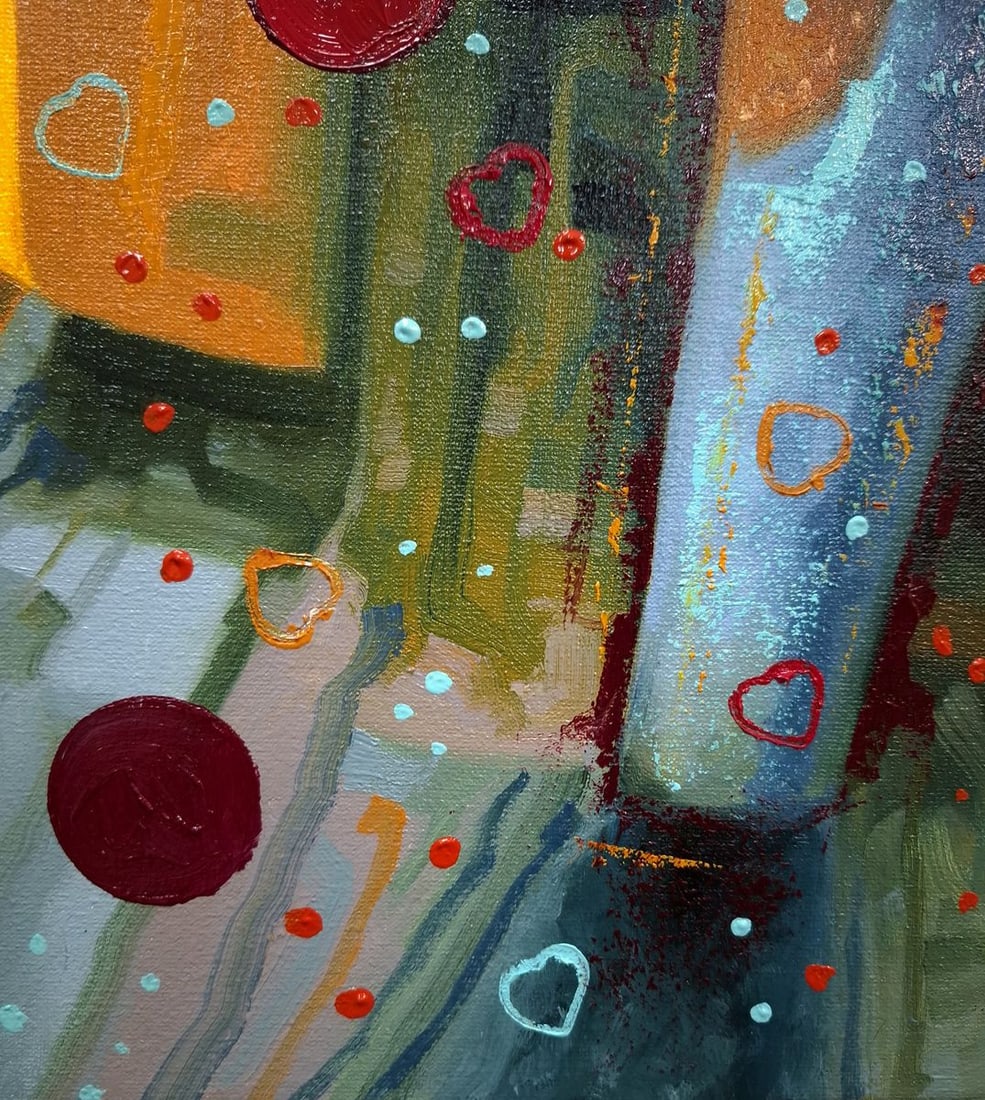 Oil painting The giraffe is walking Sergey Voichenko - 6