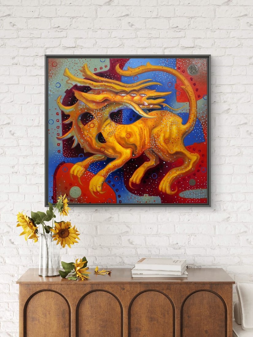 Oil painting Golden Chimera Sergey Voichenko - 3