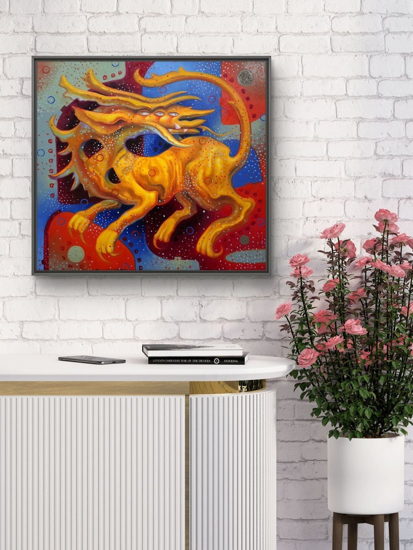 Oil painting Golden Chimera Sergey Voichenko - 4