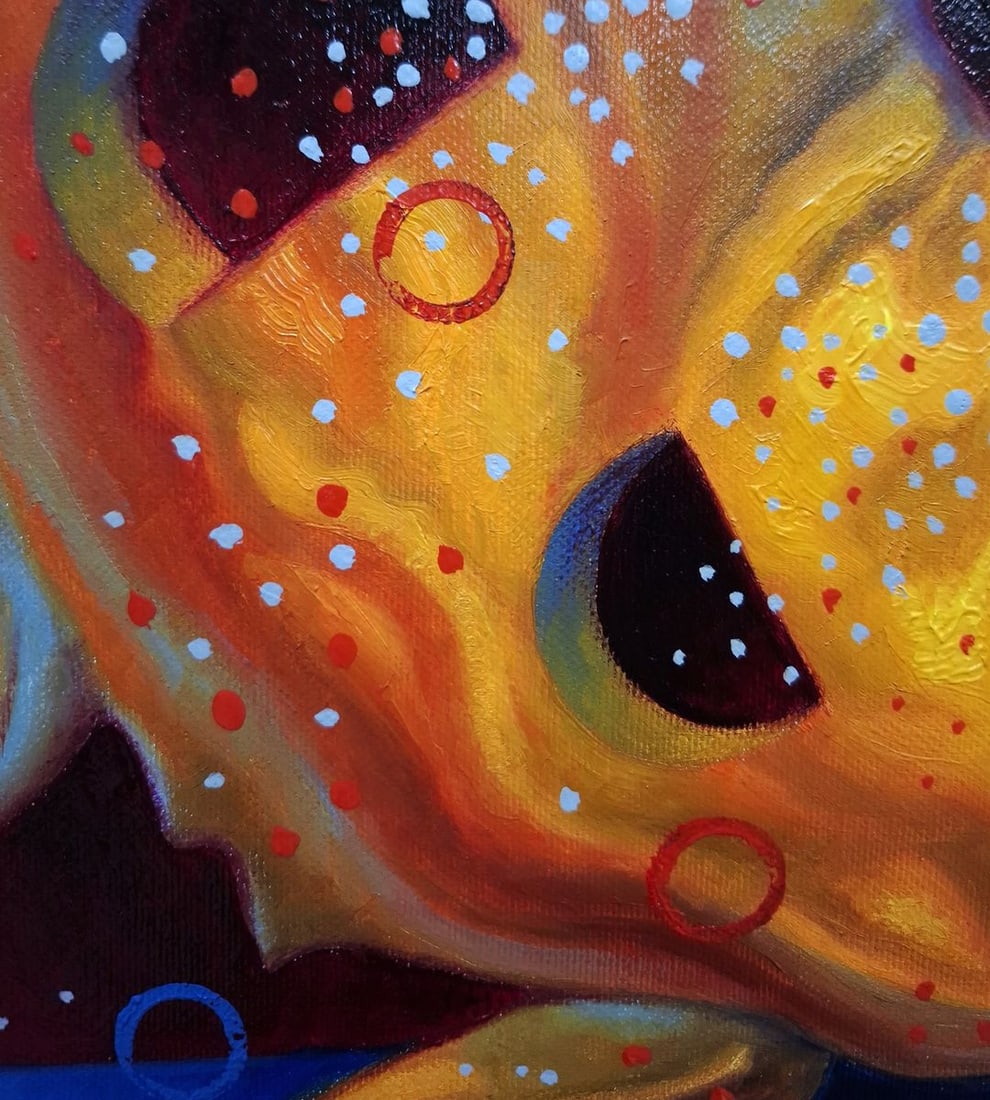 Oil painting Golden Chimera Sergey Voichenko - 6
