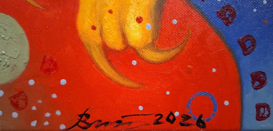 Oil painting Golden Chimera Sergey Voichenko - 7