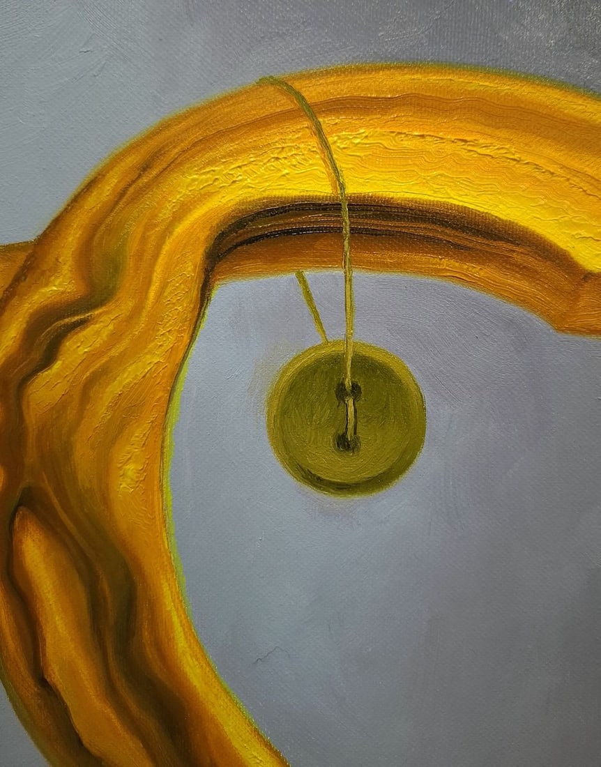 Oil painting Golden Chicken Sergey Voichenko - 5