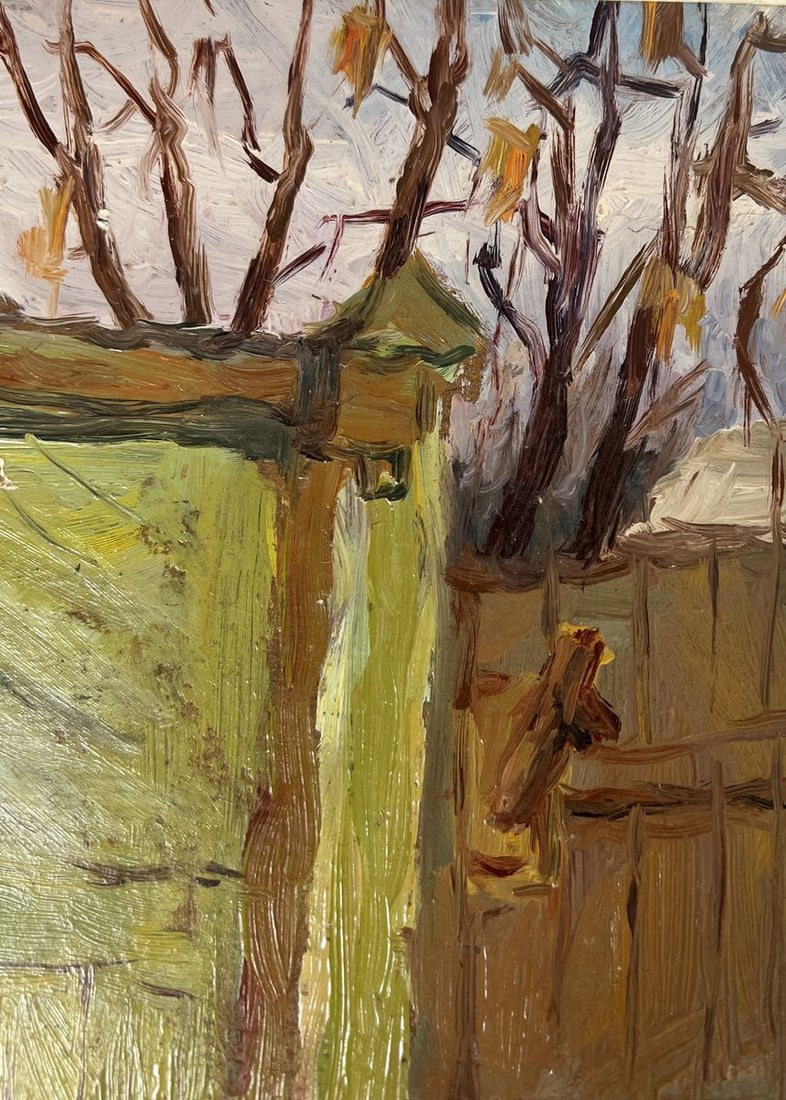 Oil painting The booth and the faithful dog Volodymyr Benfialov - 4