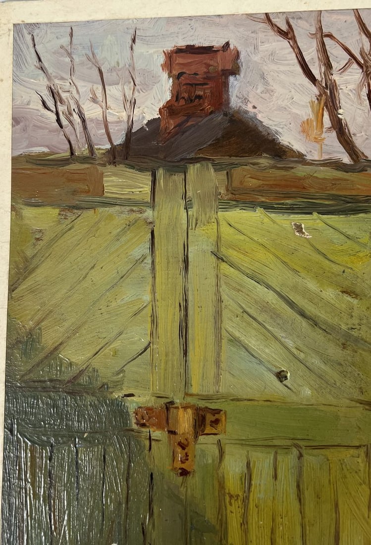Oil painting The booth and the faithful dog Volodymyr Benfialov - 5