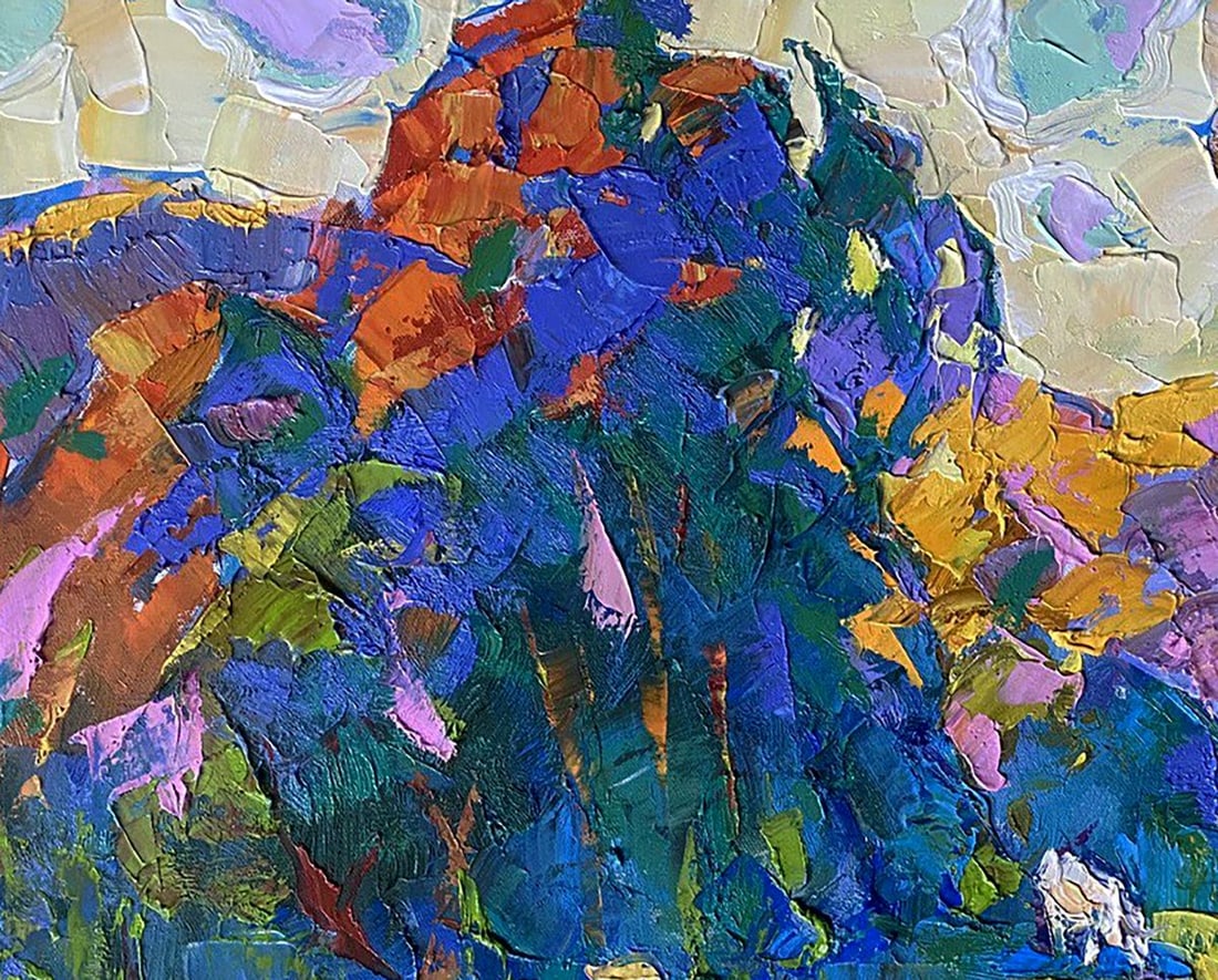 Oil painting On the edge of the forest Alex Kalenyuk - 4