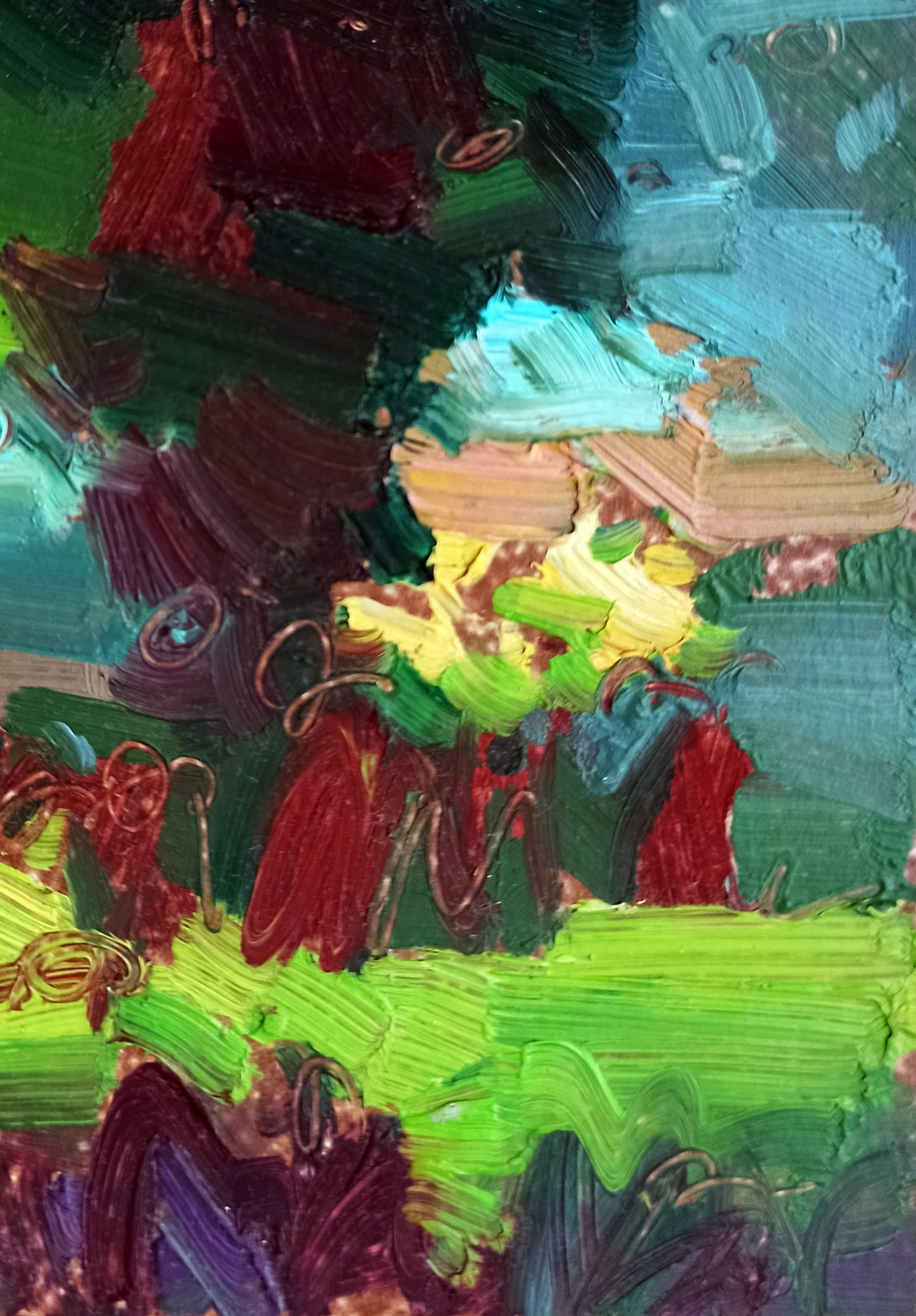 Oil painting Tornado in the field Viktor Khadzhinov - 5