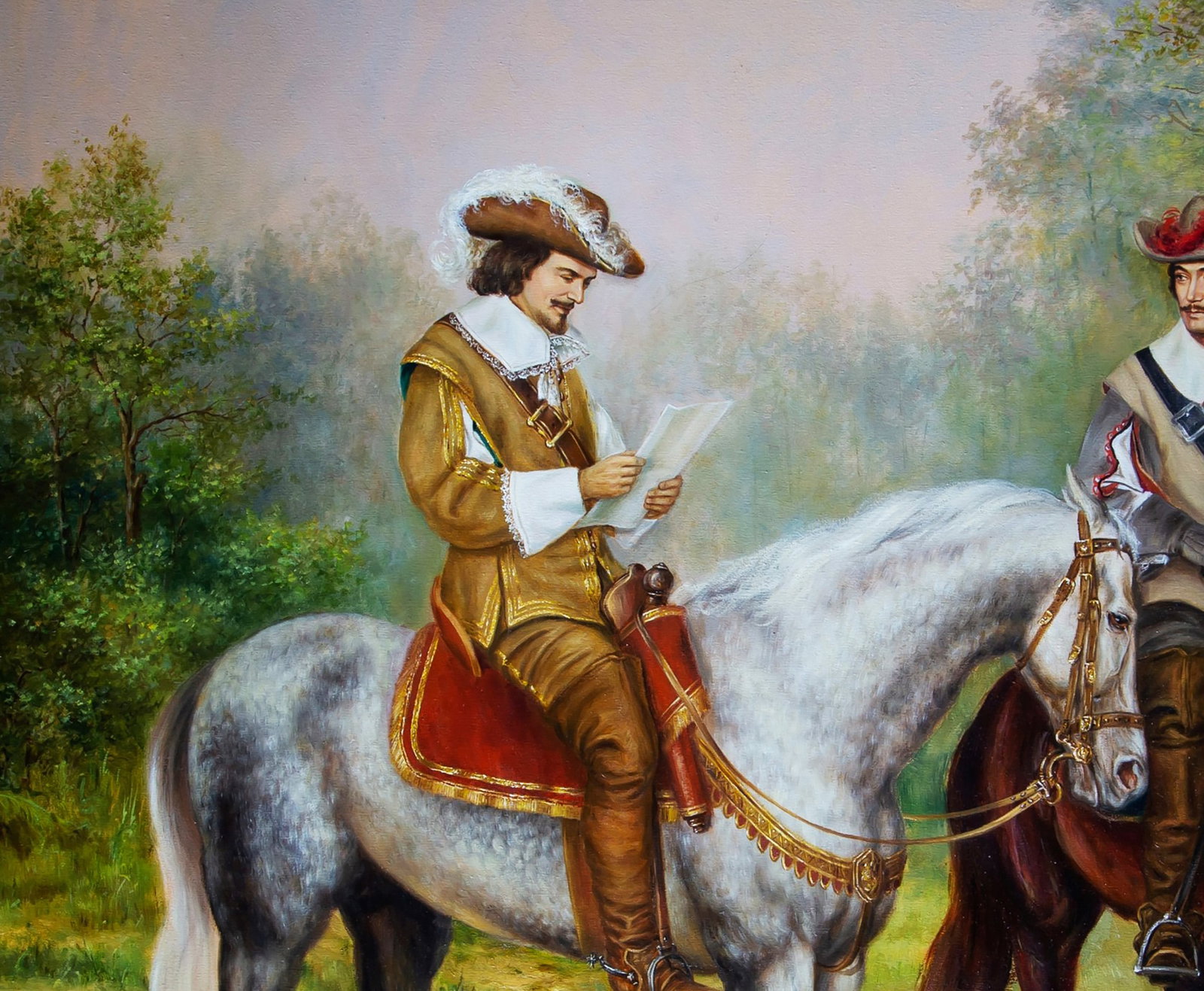 Oil painting Letter from the Queen Valeriy Bulat - 4