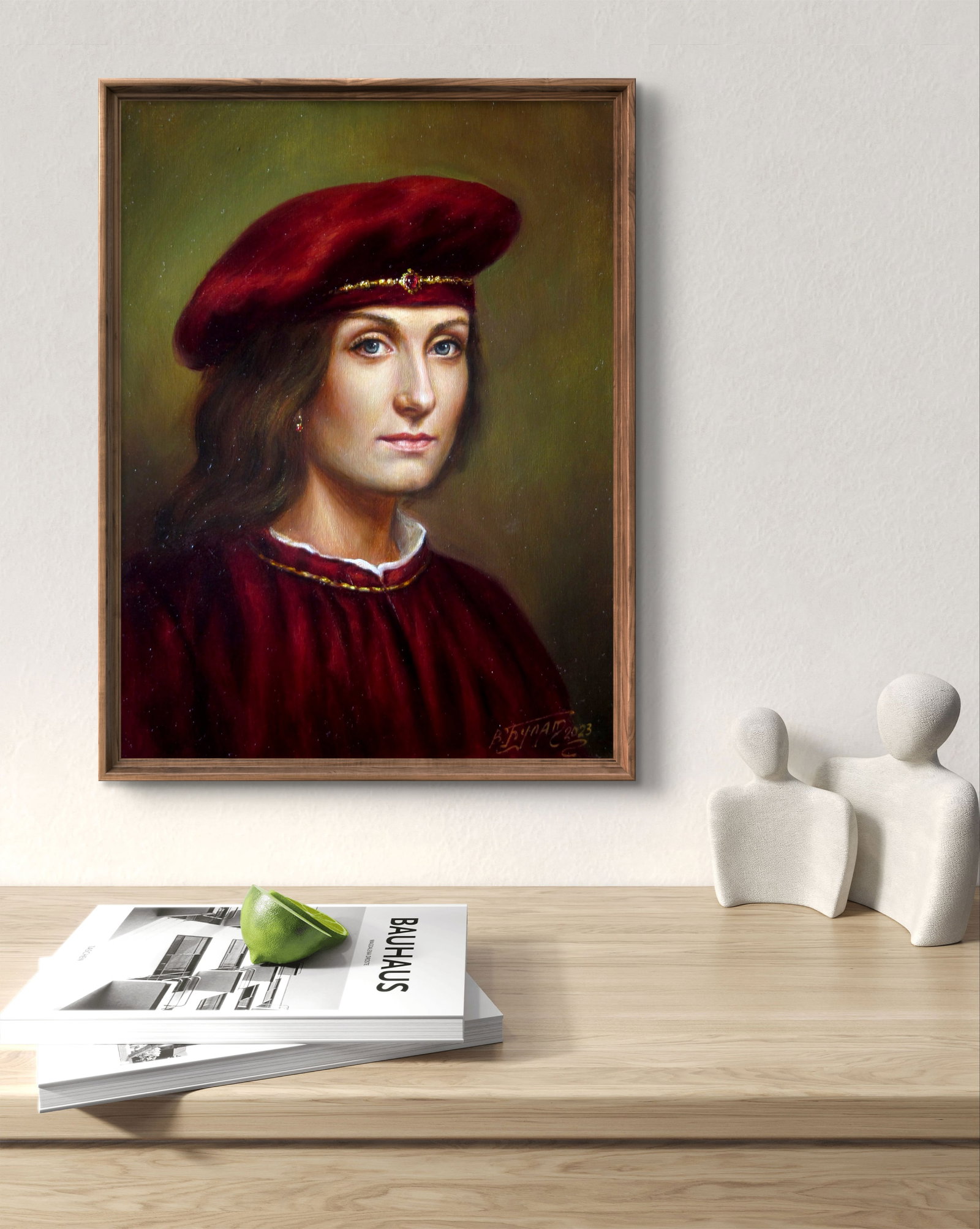 Oil painting A smile through the ages Valeriy Bulat - 3