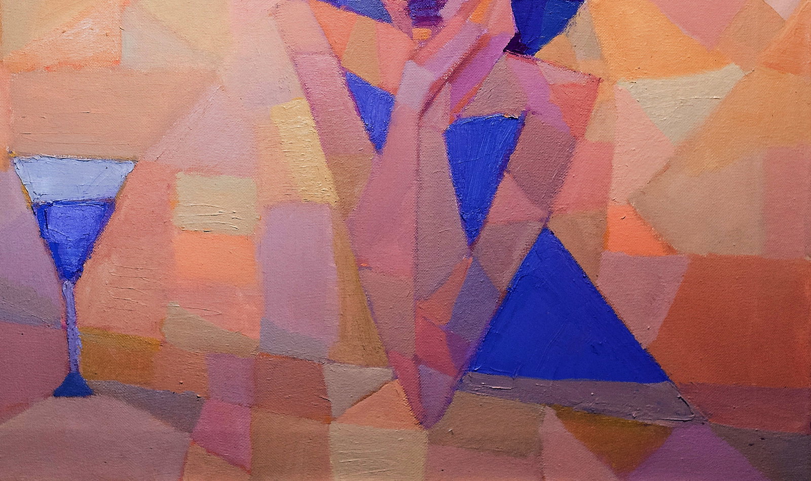 Oil painting Purple Glass of Reflection Alexey Rubanov - 5