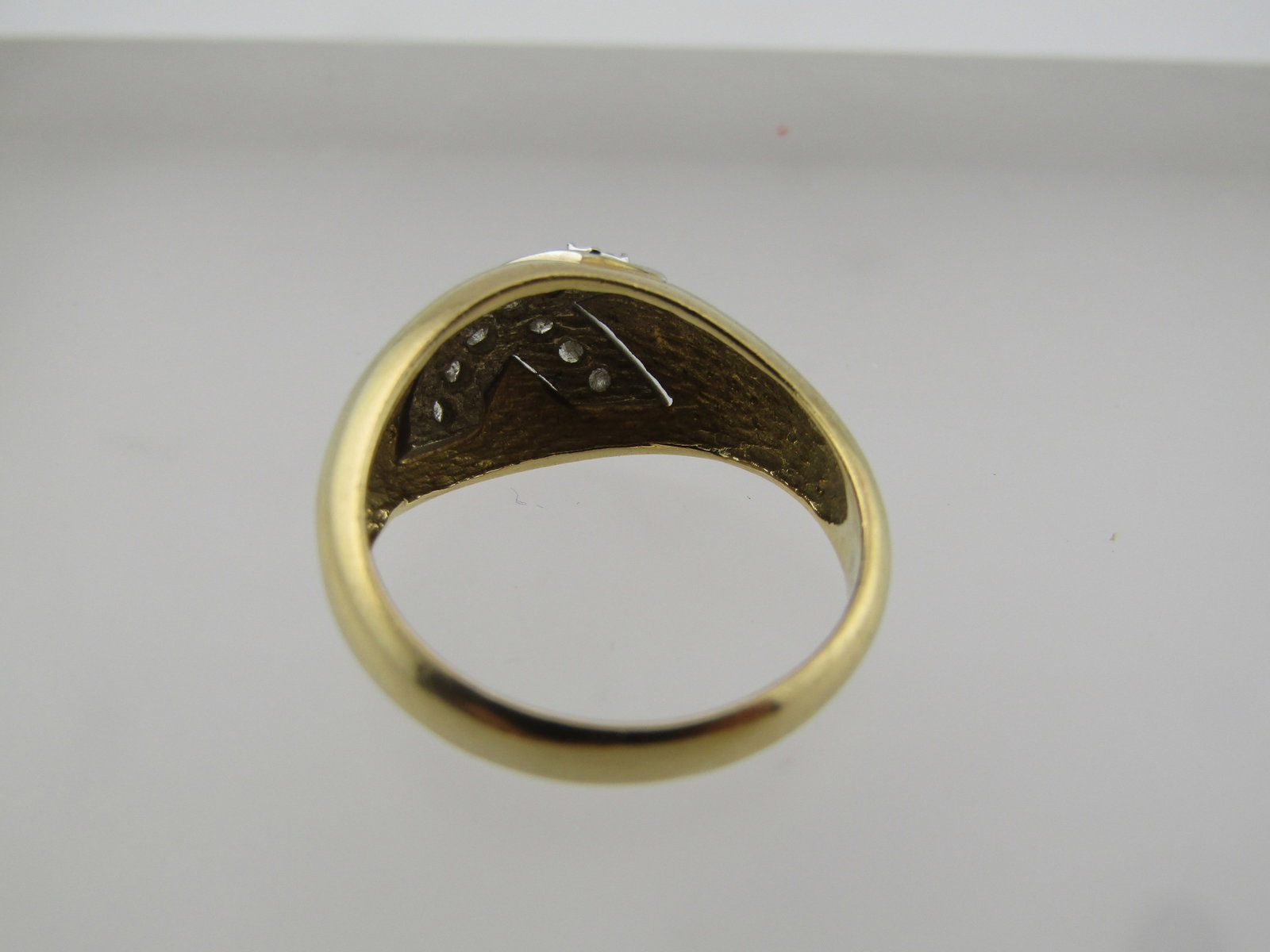 Vintage 18kt Multi-Diamond Domed Ring, Sz. 6, 1960'S-1980'S - 4
