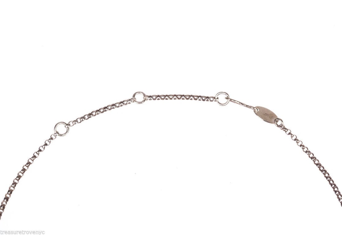 Alberto Juan Sterling Silver Bezel Set Baltic Amber Necklace - 6