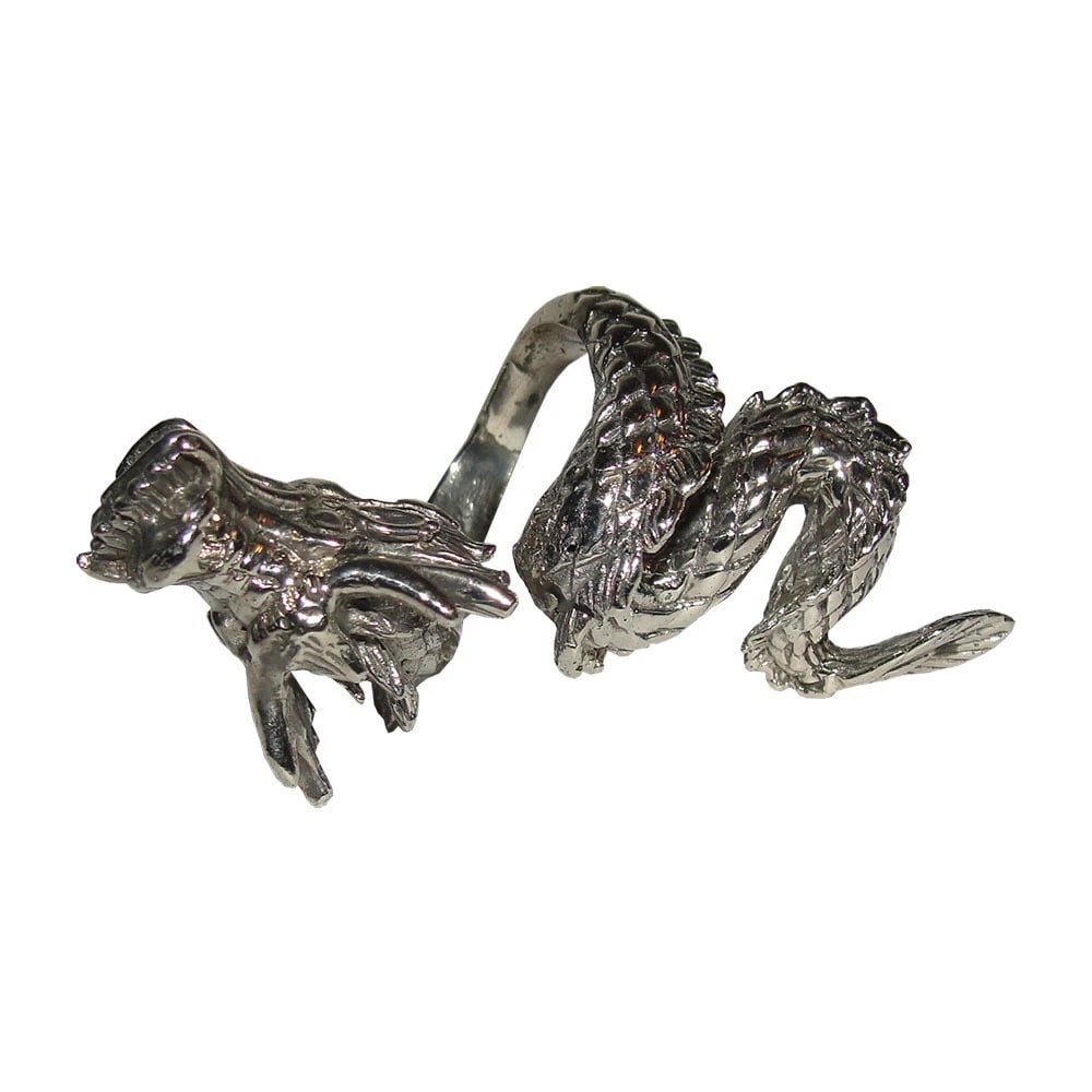 Chinese Dragon Cocktail Ring Unisex - 4