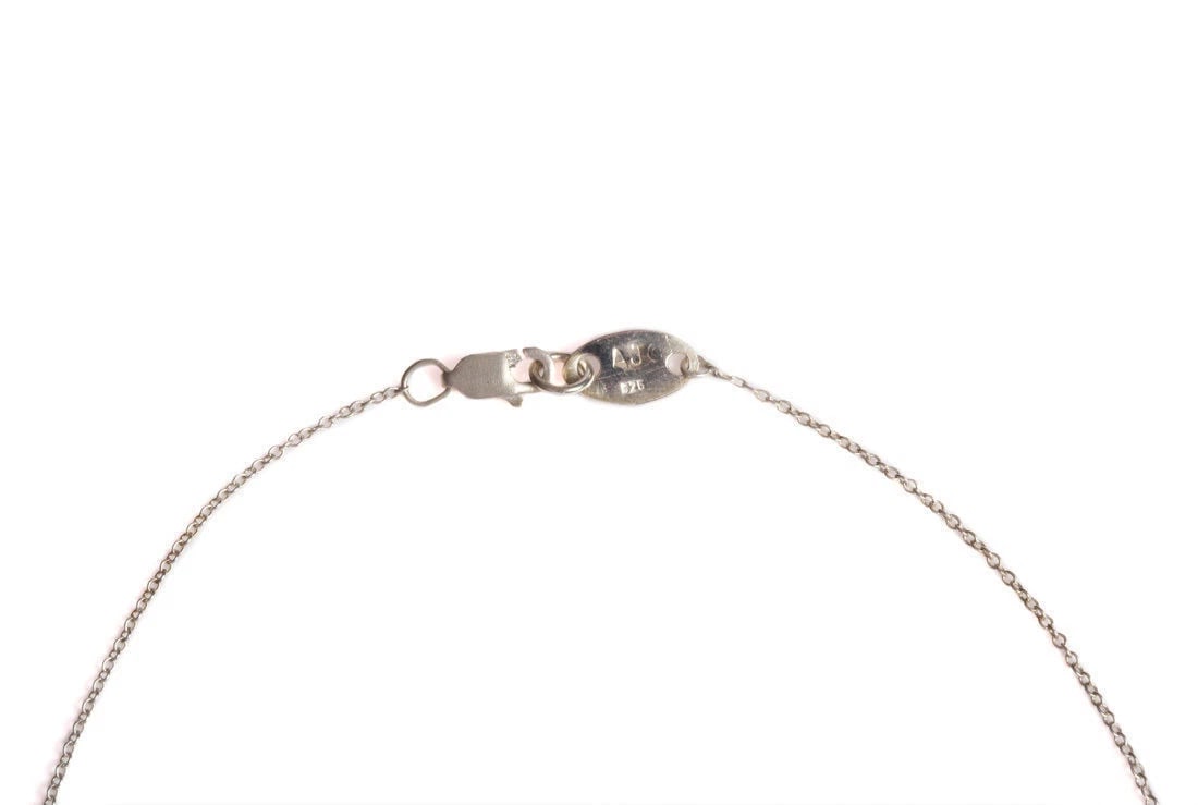 Sterling Silver Feather Charm Necklace - 4