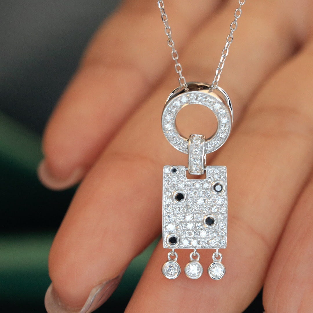14K GOLD 1.05 CTW NATURAL H DIAMOND JEWELRY SET - 4