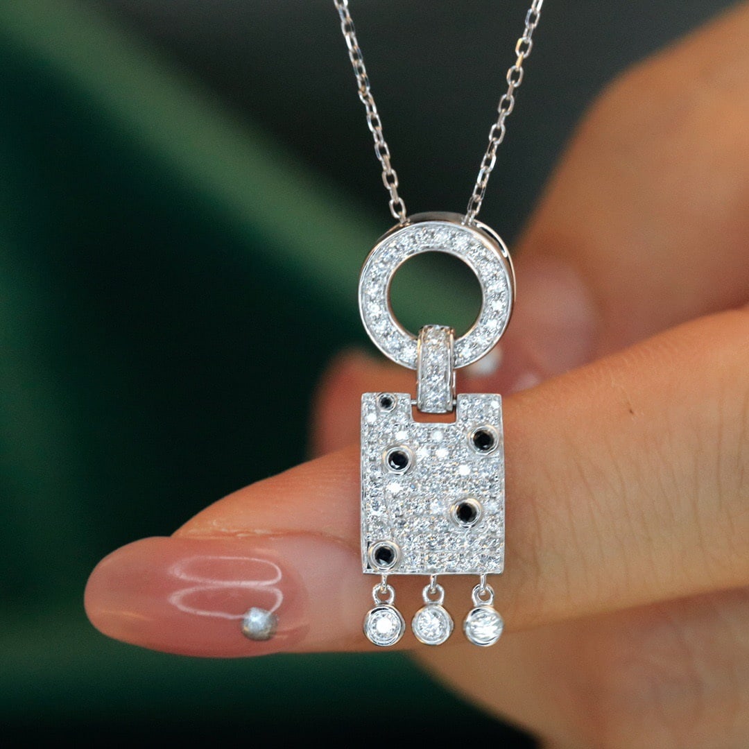 14K GOLD 1.05 CTW NATURAL H DIAMOND JEWELRY SET - 5