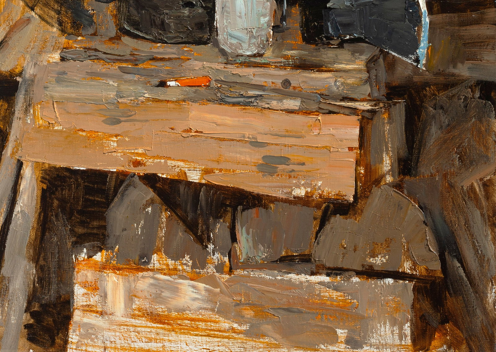 Oil painting time to rest Ukrainian Artist - 4