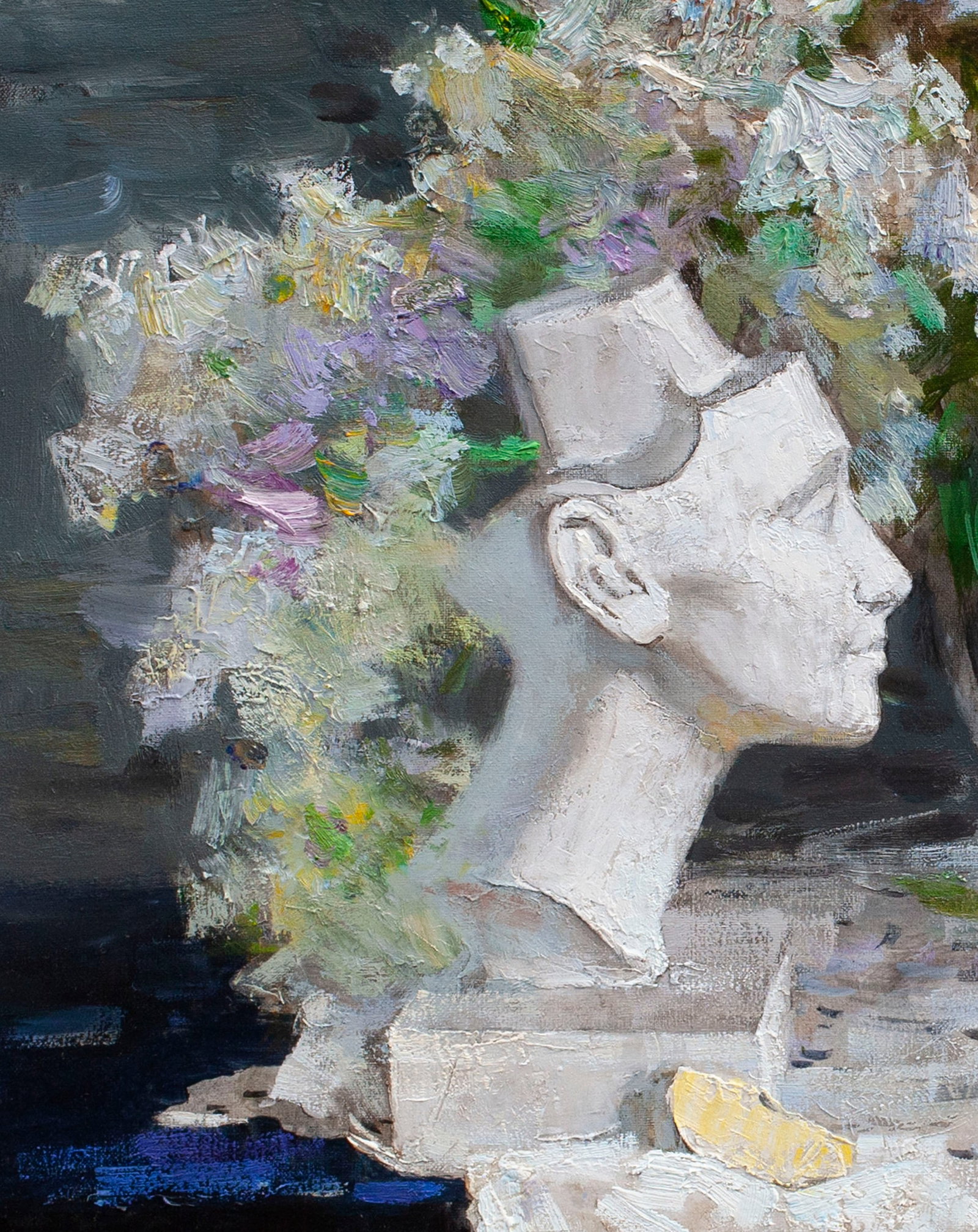 Oil painting Nefertiti and Lilac Ukrainian Artist - 2