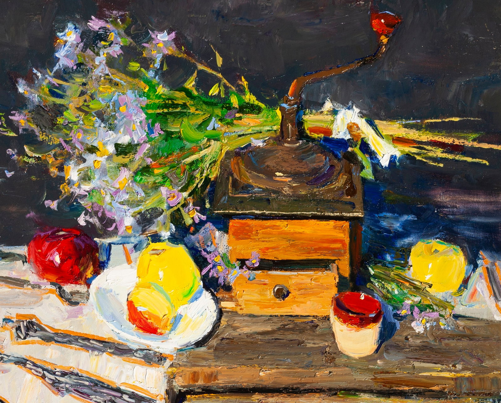 Oil painting autumn bouquet Ukrainian Artist - 2