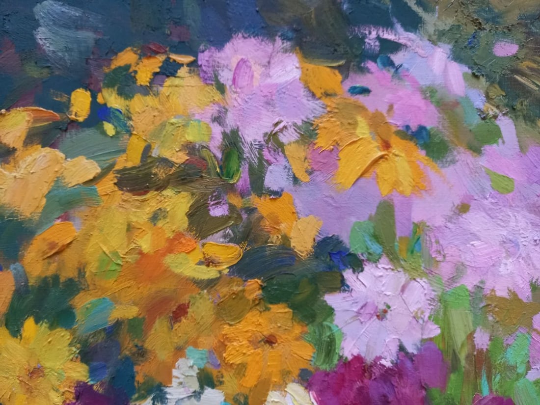 Oil painting Morning flowers Alex Ditriev - 3