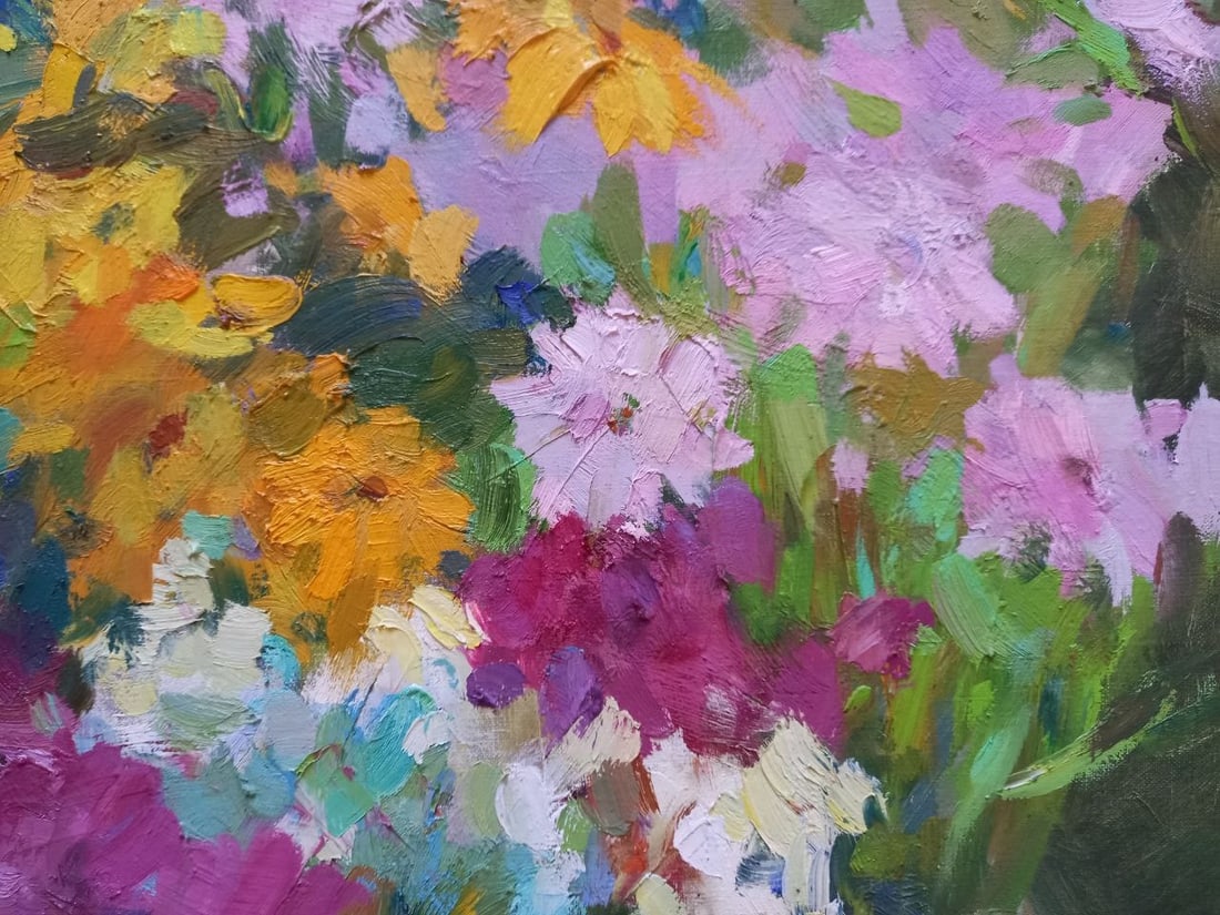 Oil painting Morning flowers Alex Ditriev - 4