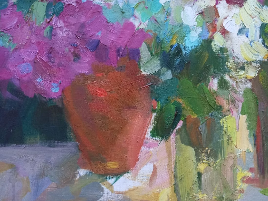 Oil painting Morning flowers Alex Ditriev - 7