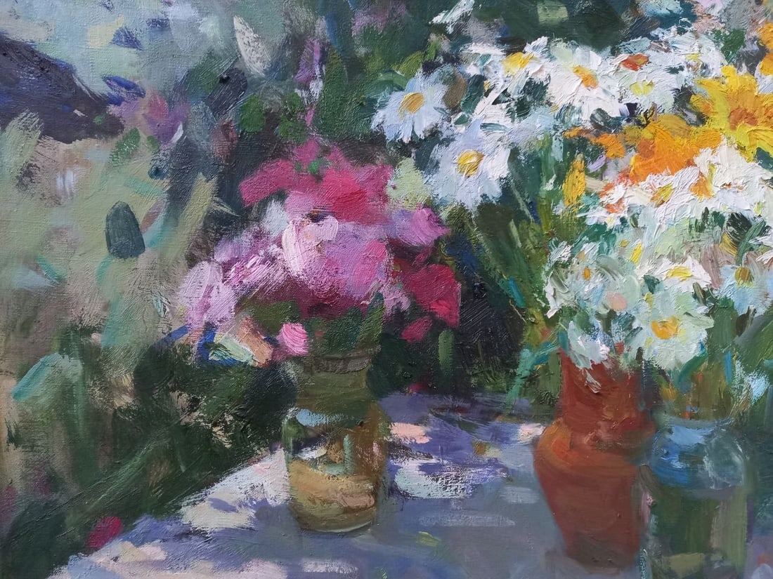 Oil painting Sunny bouquet Alex Ditriev - 4