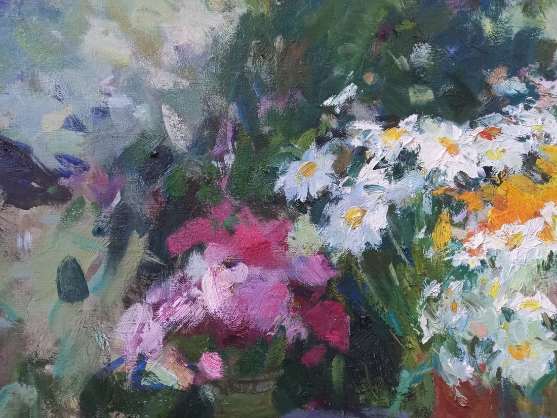 Oil painting Sunny bouquet Alex Ditriev - 5