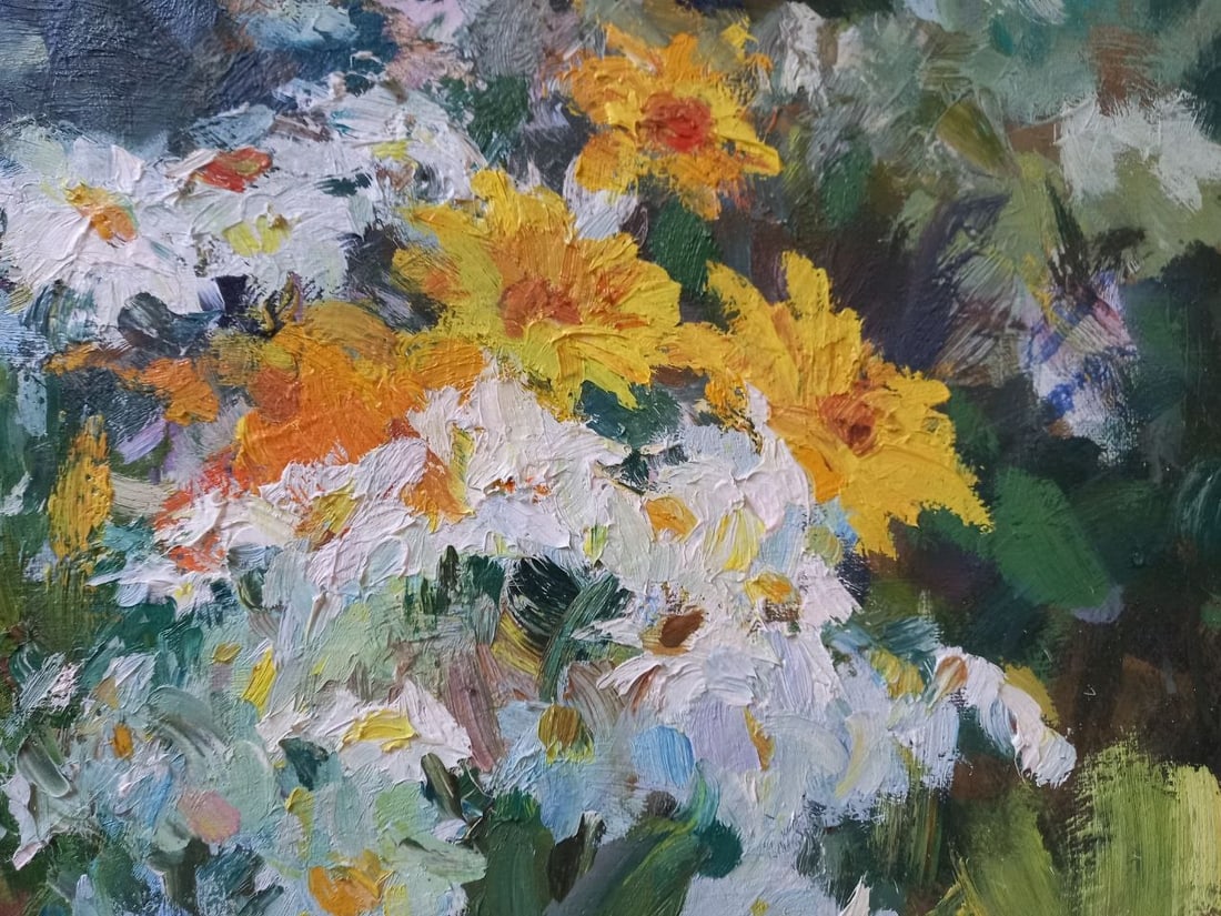 Oil painting Sunny bouquet Alex Ditriev - 6