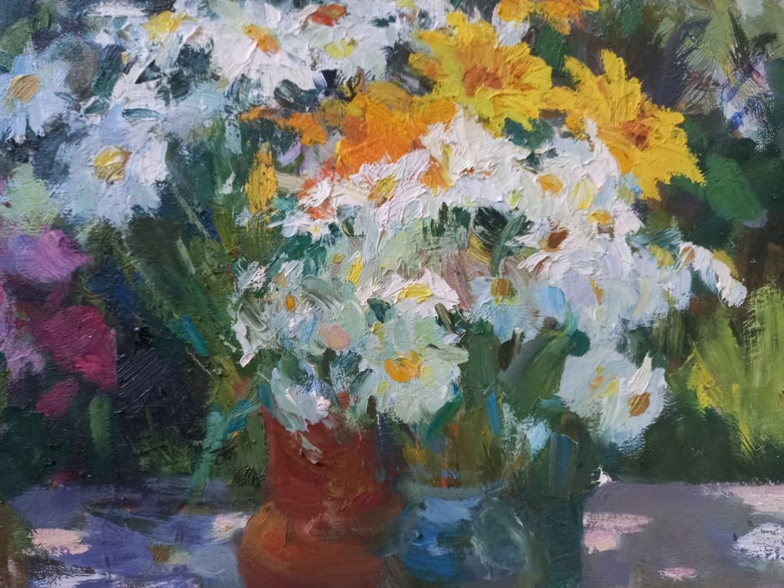 Oil painting Sunny bouquet Alex Ditriev - 8