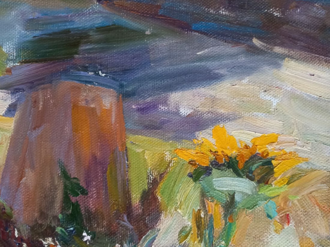 Oil painting in the light of Alex Ditriev - 6
