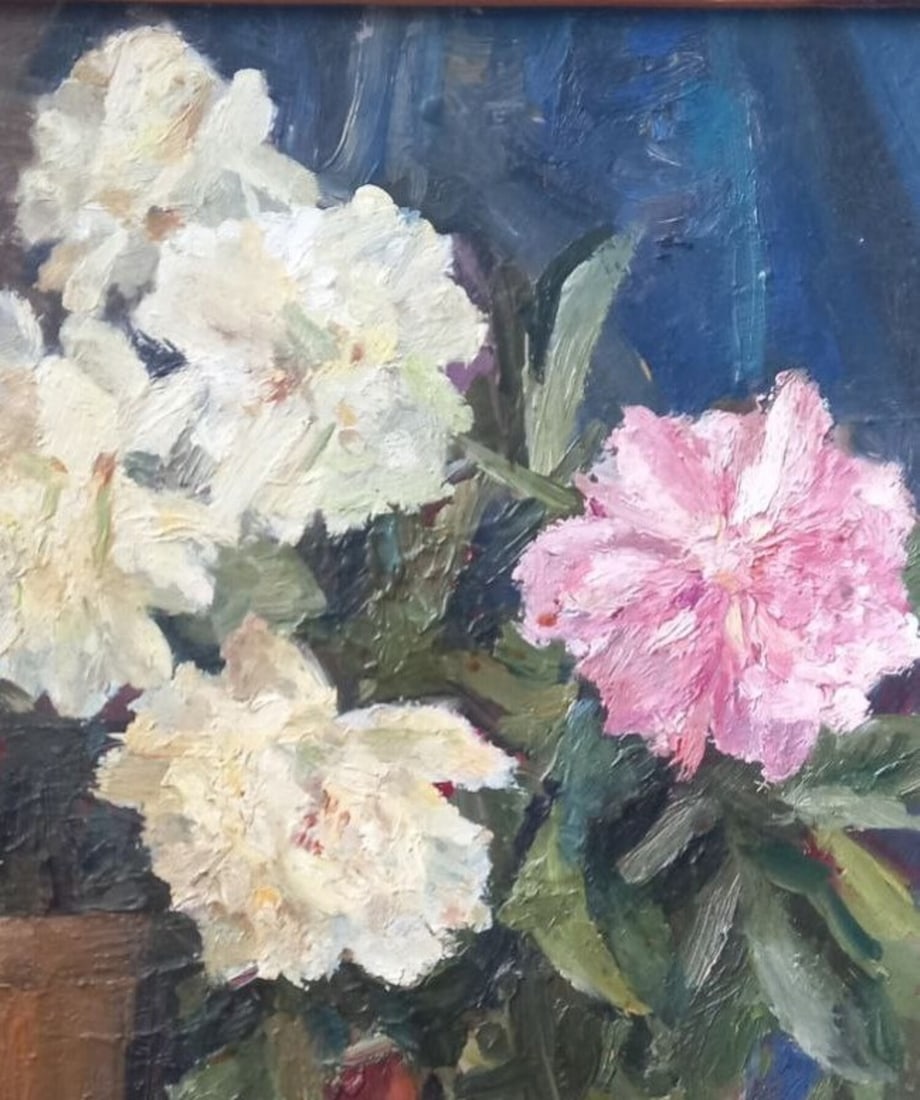Oil painting Peonies Alex Ditriev - 2