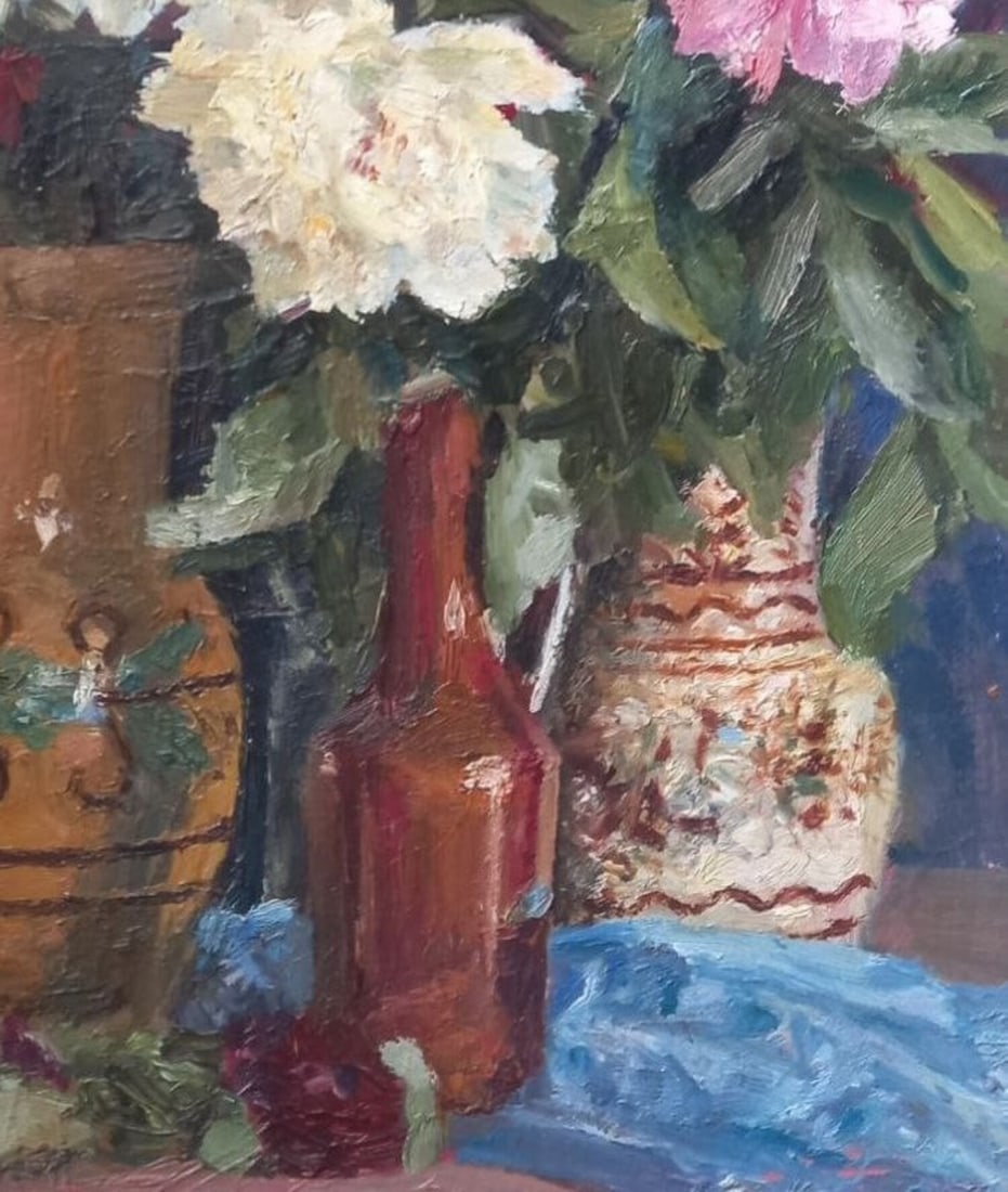 Oil painting Peonies Alex Ditriev - 3
