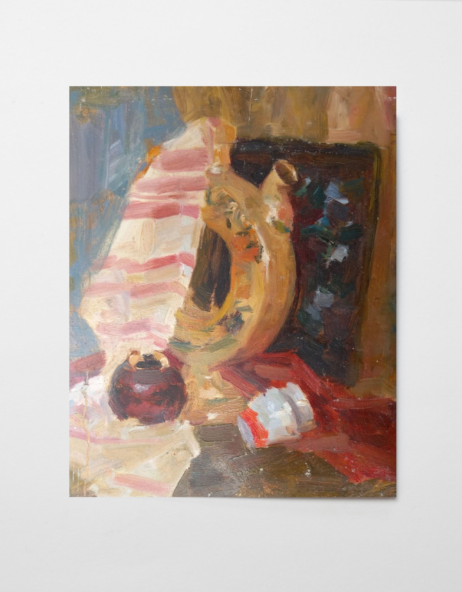 Oil painting Still life with an apple Alex Ditriev - 6